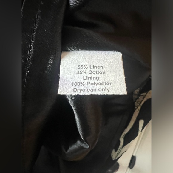 Eva Franco for Anthropologie Frames & Fortune Eyeglass Dress Black Ivory Size 14 - Picture 6 of 11